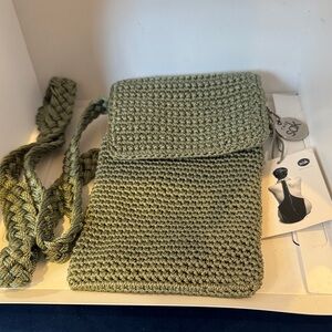 The Sak Olive Crochet Crossbody Bag